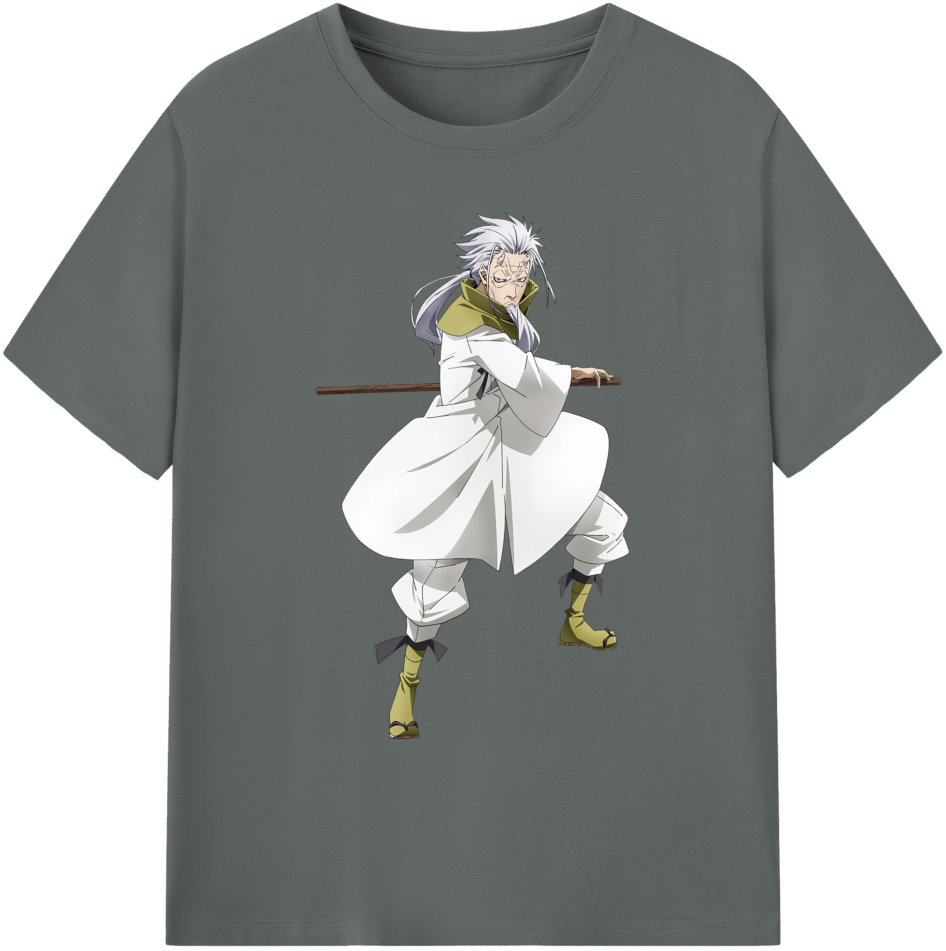 （画像用） 転スラ Regarding Reincarnated to Slime 綿100％ メンズ半袖Tシャツ｜肌触りやわらか＆通気性